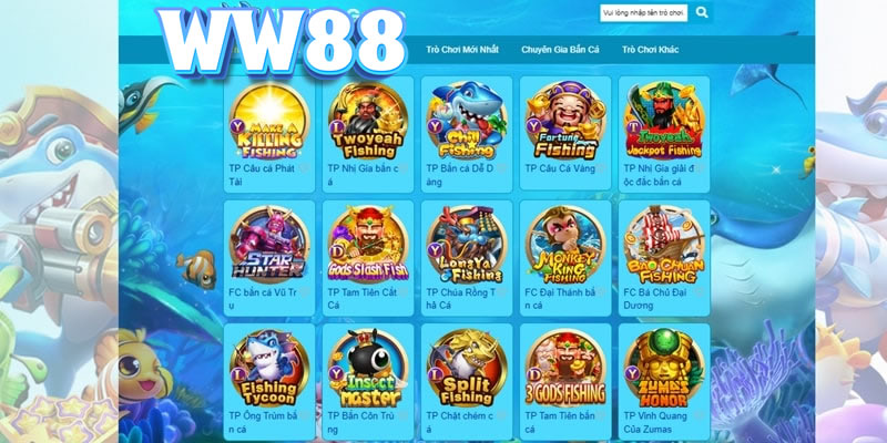 Bắn Cá WW88 - Trải Nghiệm Game Đỉnh Cao Và Hấp Dẫn Nhất